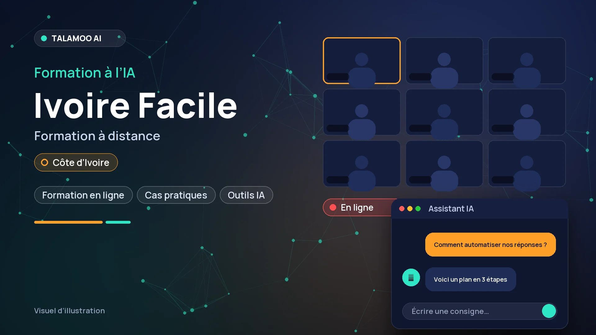 Ivoire Facile — Formation à l’IA à distance